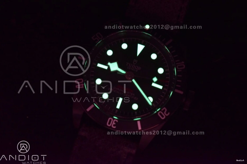 Strap Bay on Bezel DLC Best A2824 Edition Black Leather 1:1 ZF Dark V5 Heritage Distressed Black 0116